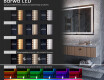 Lustro nieregularne podświetlane dekoracyjne LED EG223 #10