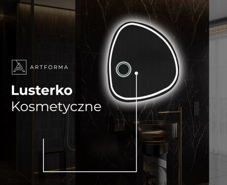 Lustro nieregularne podświetlane dekoracyjne LED EG223 #5