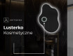 Lustro asymetryczne łazienkowe podświetlane LED EM221 #5