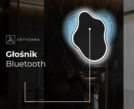 Lustro nieregularne podświetlane dekoracyjne LED EM222 #7