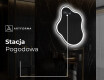 Lustro nieregularne podświetlane dekoracyjne LED EM222 #9