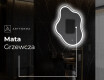 Lustro nieregularne podświetlane dekoracyjne LED EM222 #9