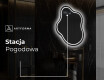 Lustro LED nieregularne z oświetleniem na ścianę EM223 #9