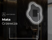 Lustro LED nieregularne z oświetleniem na ścianę EM223 #9