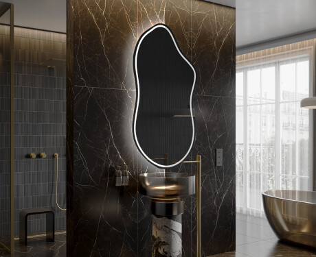 Lustro asymetryczne łazienkowe podświetlane LED F223 #3