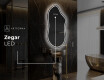 Lustro asymetryczne łazienkowe podświetlane LED F223 #7