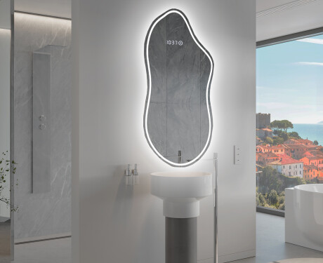 Lustro asymetryczne łazienkowe podświetlane LED F223 #9