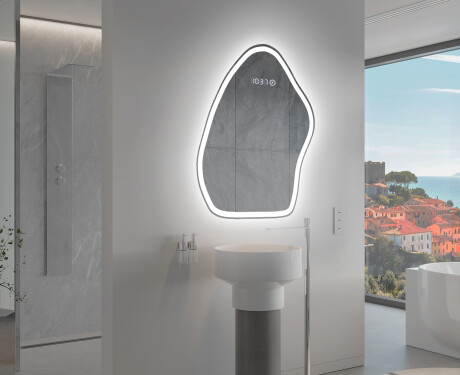 Lustro LED nieregularne z oświetleniem na ścianę G222 #9