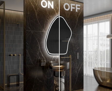 Lustro asymetryczne łazienkowe podświetlane LED G223 #3