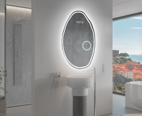 Lustro LED nieregularne z oświetleniem na ścianę U223 #10