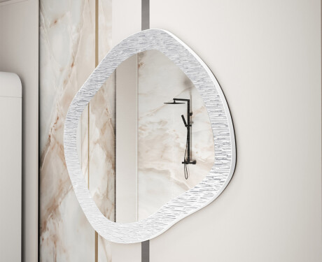 Lustro na wymiar w designerskiej metalowej oprawie L291 #4