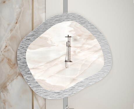 Lustro na wymiar w designerskiej metalowej oprawie L291 #5