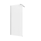 Kabina prysznicowa walk-in Invena II Trend 110 × 200 cm, ryflowane szkło 8 mm, chrom #6