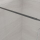 Kabina walk-in szkło transparentne profil czarny #4