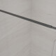 Kabina walk-in szkło ryflowane profil czarny #6