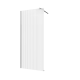 Kabina prysznicowa walk-in Invena II Trend 90 × 200 cm, ryflowane szkło 8 mm, chrom #6
