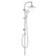 Deszczownia prysznicowa Invena Rikia, chrom, okrągła 22,5 cm #1