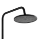 Zestaw prysznicowy z baterią Invena Rikia, czarny, deszczownica 22,5 cm #6