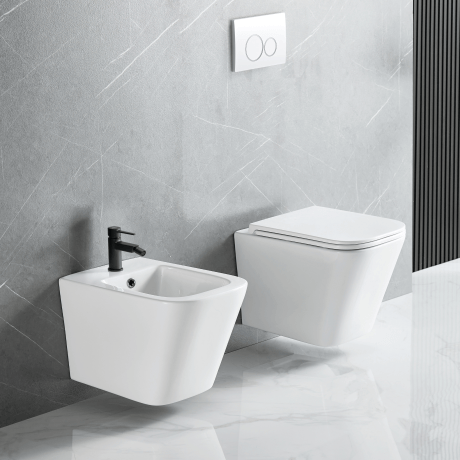 Bateria bidetowa Glamour czarna #1