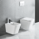 Bateria bidetowa Glamour czarna #1