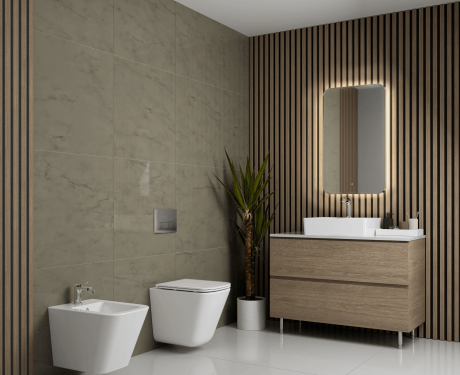Bateria bidetowa Alonia chrom
