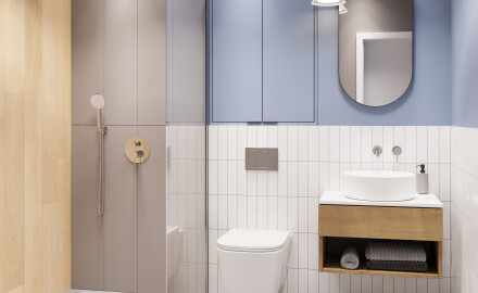 Bateria umywalkowa podtynkowa Kalitea chrom