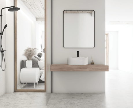 Bateria umywalkowa Paros czarny