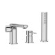 Bateria wannowa 3-otworowa Glamour chrom #3