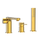 Bateria wannowa 3-otworowa Glamour złoty #3