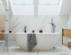Wolnostojąca bateria wannowa Glamour chrom