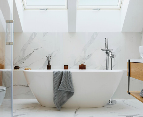 Wolnostojąca bateria wannowa Glamour chrom