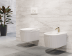 Bidet wiszący ryflowany Glamour