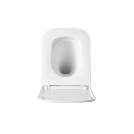 Podwieszania miska WC Malaga z systemem cichego spłukiwania (QFS) i deską wolnoopadającą #8