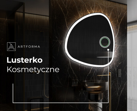 Lustro nieregularne podświetlane dekoracyjne LED J222 #4