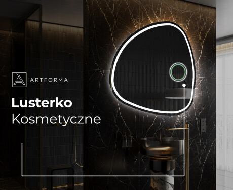 Lustro nieregularne podświetlane dekoracyjne LED J223 #4