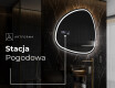 Lustro nieregularne podświetlane dekoracyjne LED J223 #6