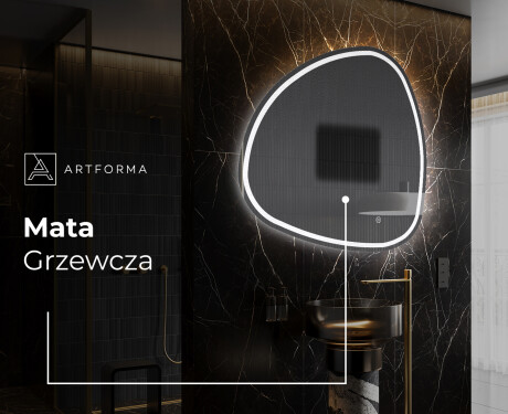 Lustro nieregularne podświetlane dekoracyjne LED J223 #8