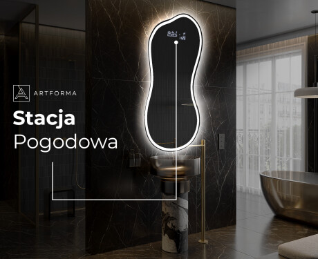 Lustro nieregularne podświetlane dekoracyjne LED K222 #6