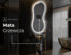 Lustro nieregularne podświetlane dekoracyjne LED K222 #8