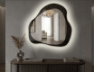 Minimalistyczne lustro do łazienki – Élya – kształt kropli #4