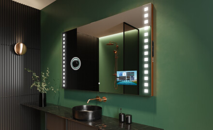 Lustro Łazienkowe Podświetlane LED03