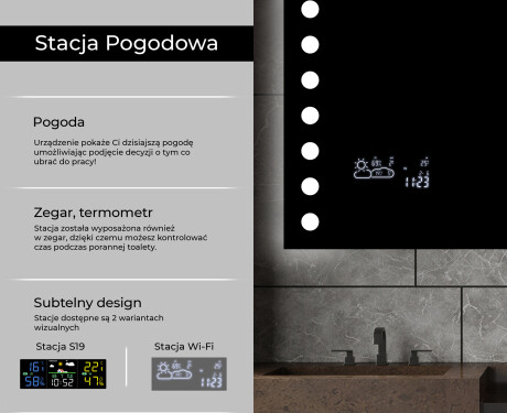 Lustro Łazienkowe Podświetlane LED06 #5
