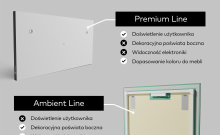 Lustro Łazienkowe Podświetlane LED09 #2