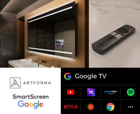 Prostokątne Lustro Do Łazienki Podświetlane LED23 #5