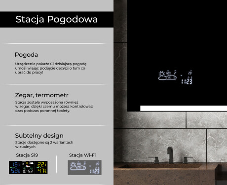 Lustro Łazienkowe Podświetlane LED47 #5