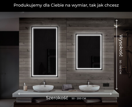 Lustro Łazienkowe Podświetlane LED49 #7