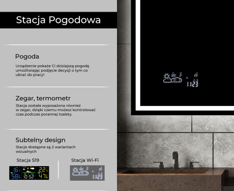 Lustro Łazienkowe Podświetlane LED49 #5