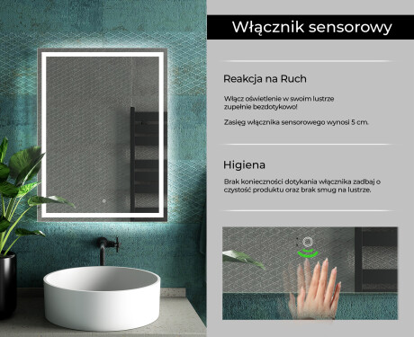 Lustro Łazienkowe Podświetlane LED49 #7