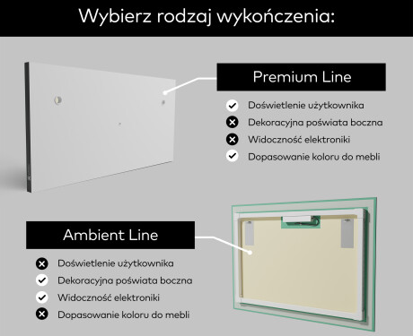 Lustro Łazienkowe Podświetlane LED57 #2