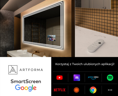 Lustro LED Łazienkowe Podświetlane LED57 #4
